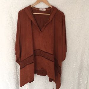 Monoreno Hippie bohemian top size large